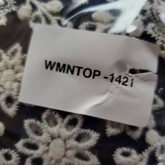 Maurices 3x Plus Navy Blue Blouse Top - Picture 5 of 5